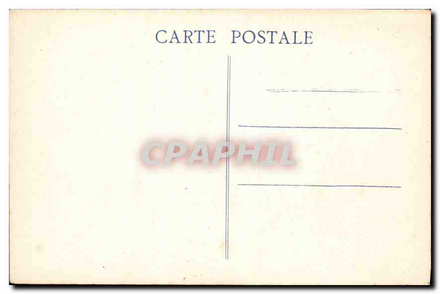 CARTE PHOTO Maison — Verso