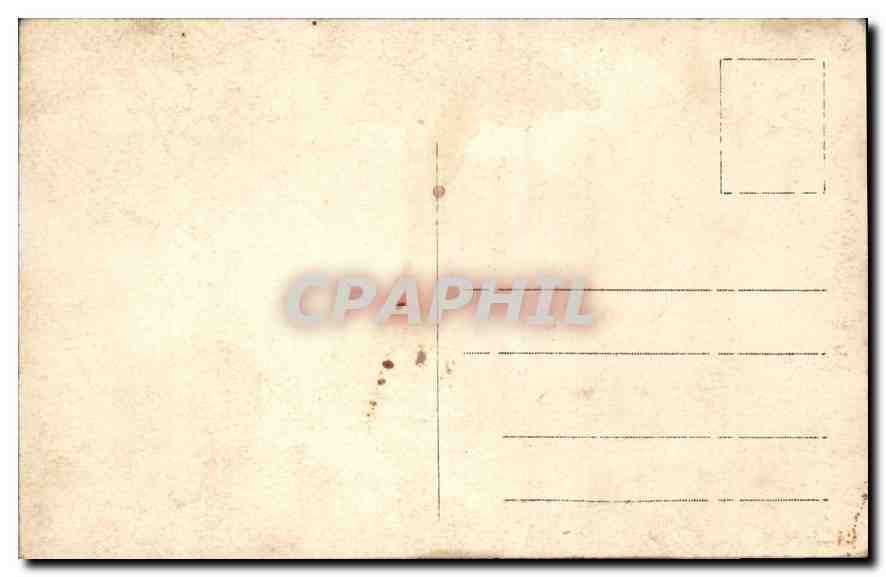 CARTE PHOTO Personnages — Verso