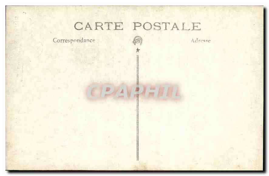 CARTE PHOTO Personnages — Verso