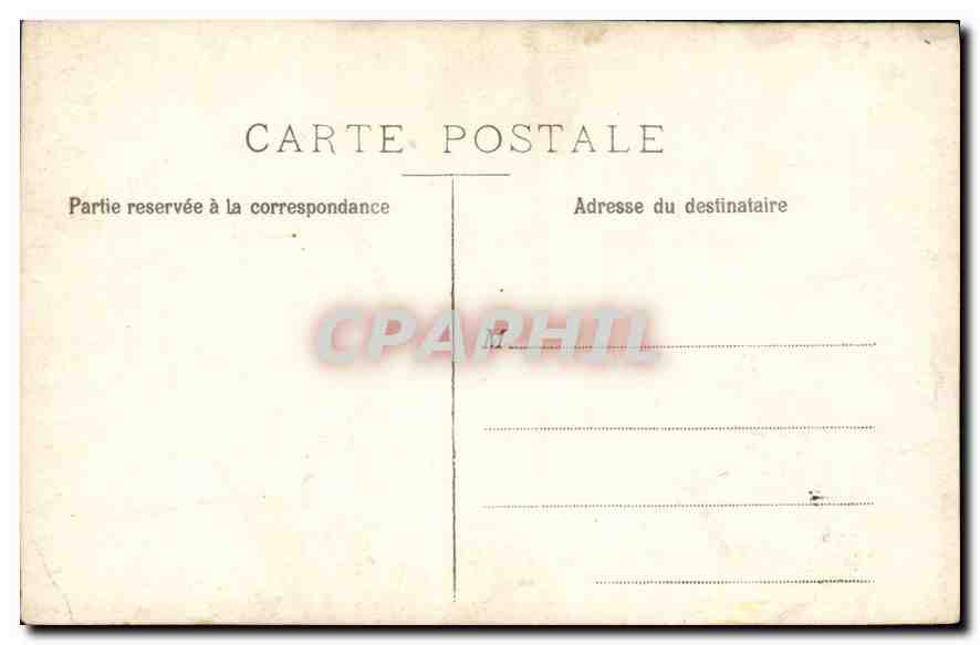 CARTE PHOTO Personnages — Rückseite