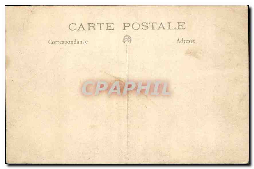CARTE PHOTO Personnages — Rückseite