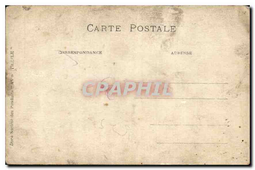 CARTE PHOTO Personnages — Rückseite