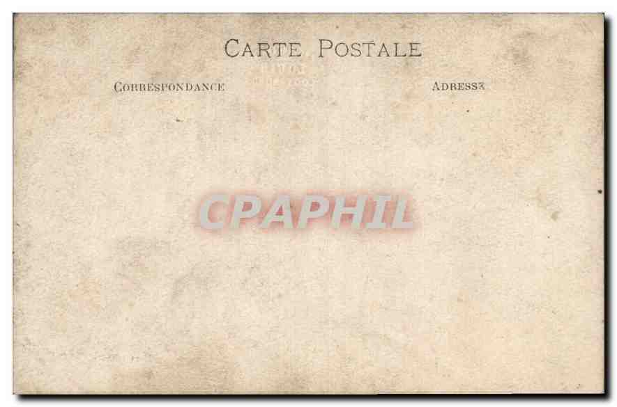 CARTE PHOTO Homme — Verso