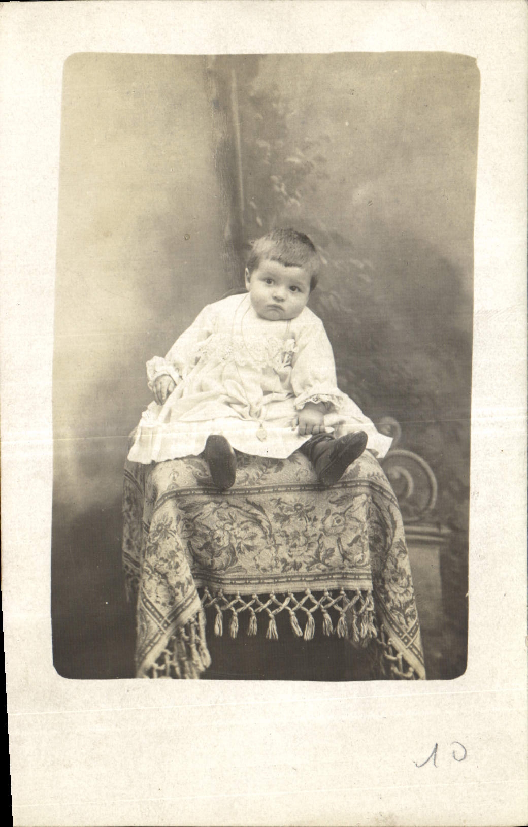 CARTE PHOTO Enfant Bebe