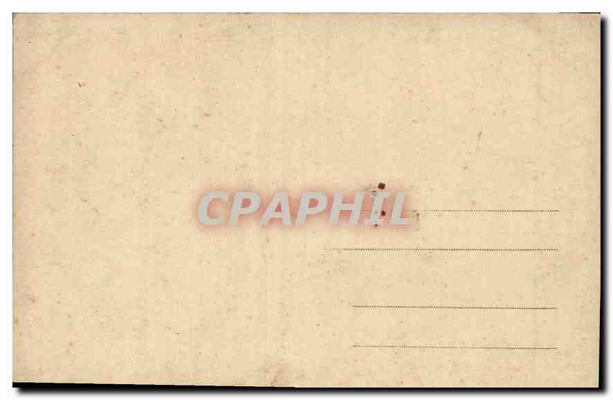CARTE PHOTO Personnages Chien — Verso