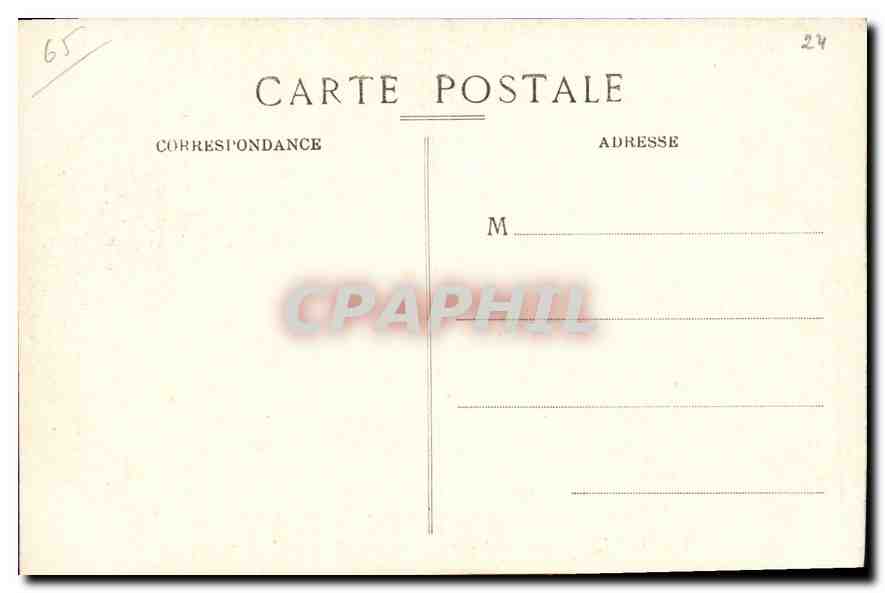CPA Lourdes Neuvieme Station Jesus tombe pour la 3 jois  — Rückseite