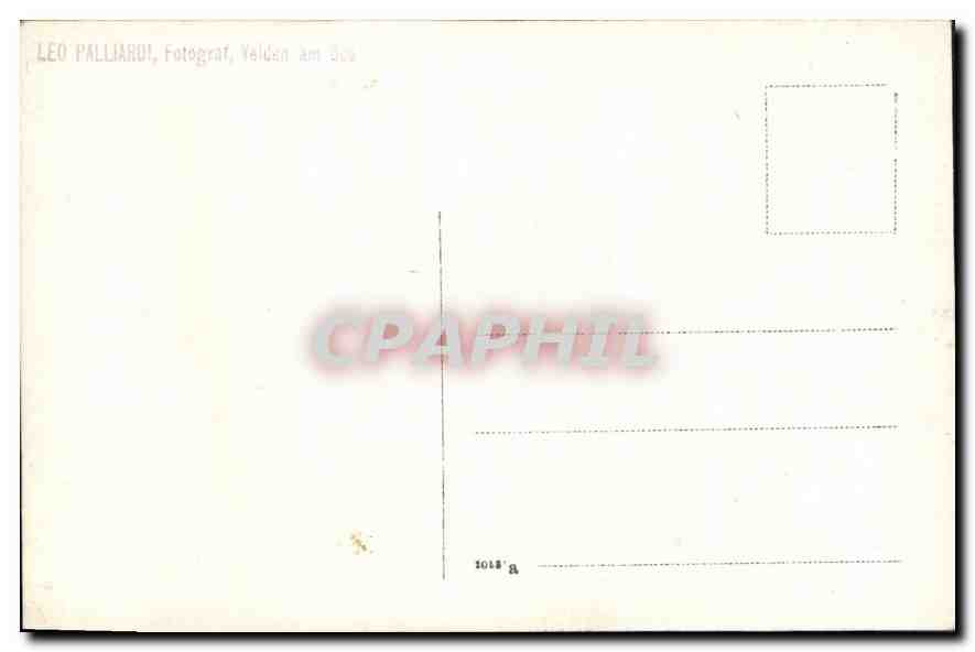 CARTE PHOTO Femme — Verso
