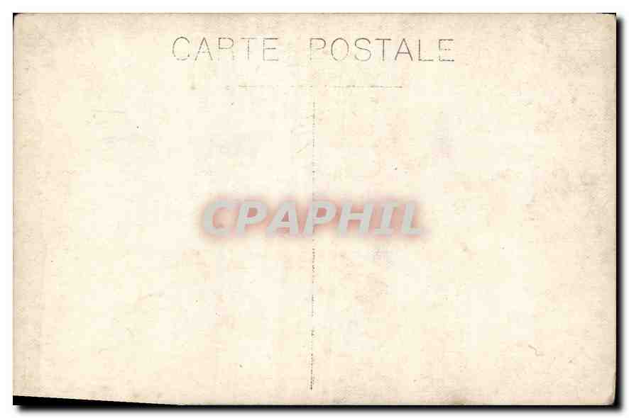 CARTE PHOTO Eglise — Rückseite
