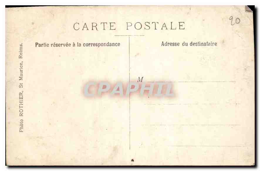 CARTE PHOTO Personnages — Rückseite