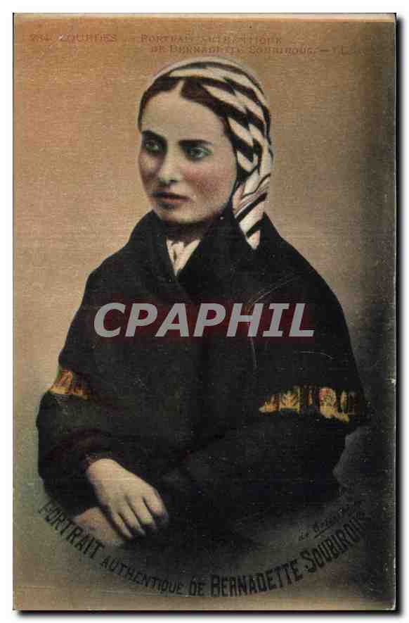 CPA Lourdes Portrait de Bernadette Soubirous