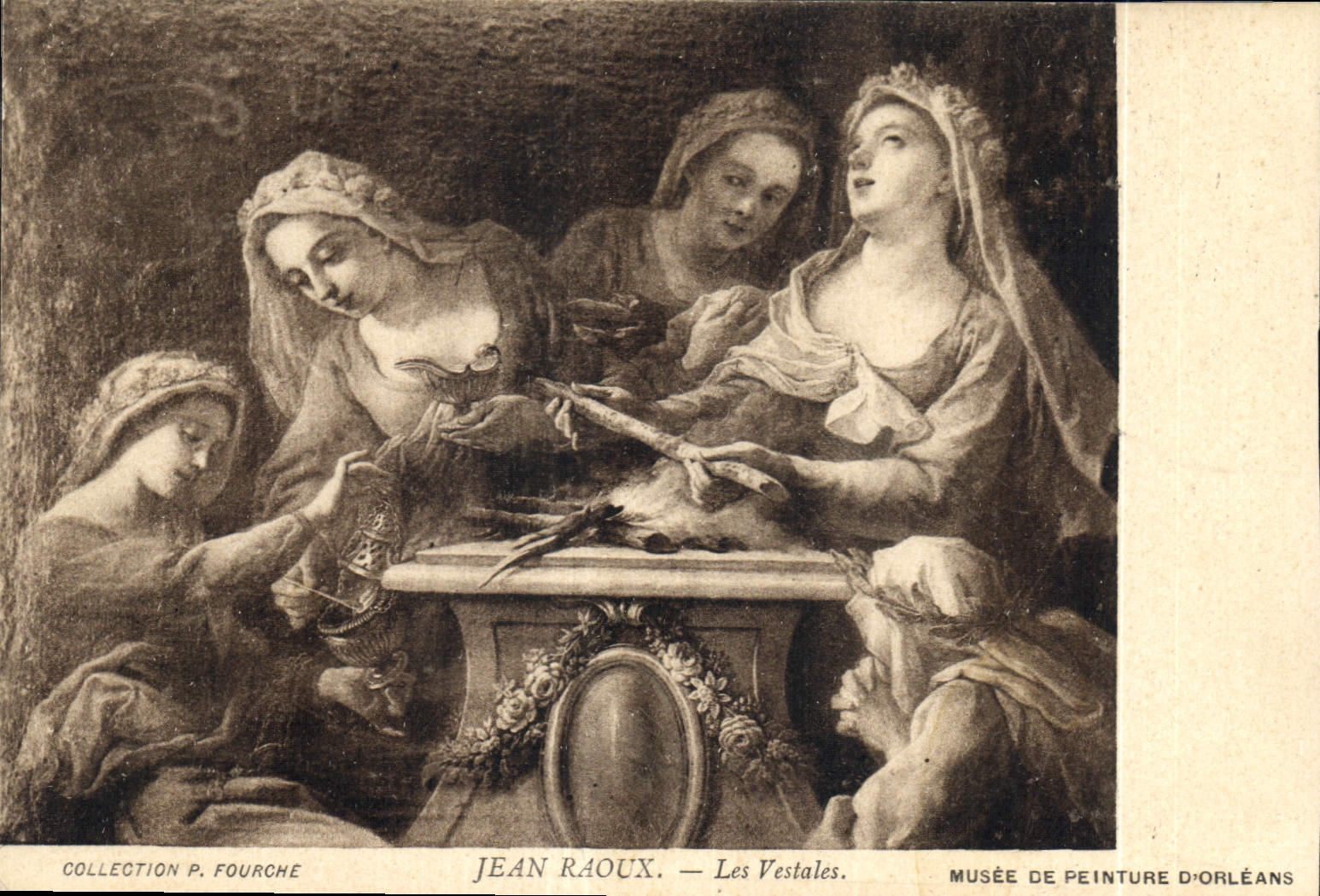 CPA Jean Raoux Les Vestales Musee de Peinture d'Orleans 