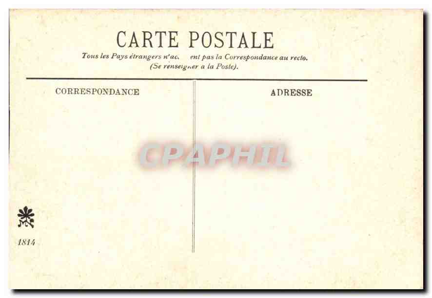CPA Jean Raoux Les Vestales Musee de Peinture d'Orleans  — Rückseite