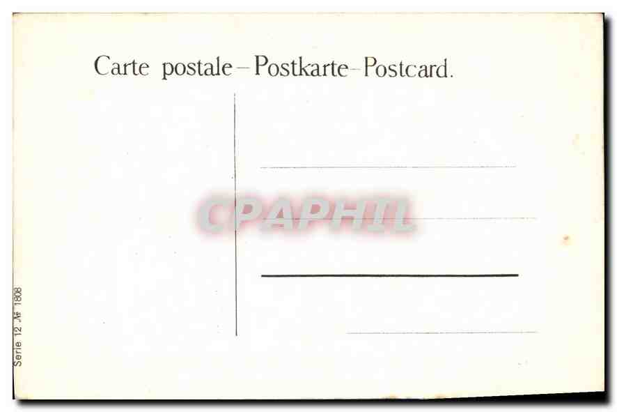 CPA Le Gouter Vesper Good Appetite  — Verso
