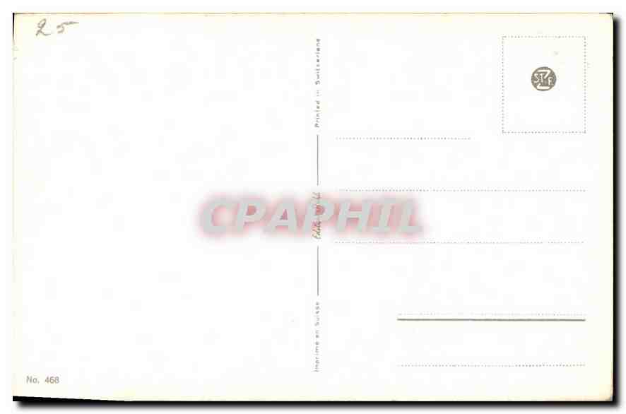 CPA Arbres — Verso
