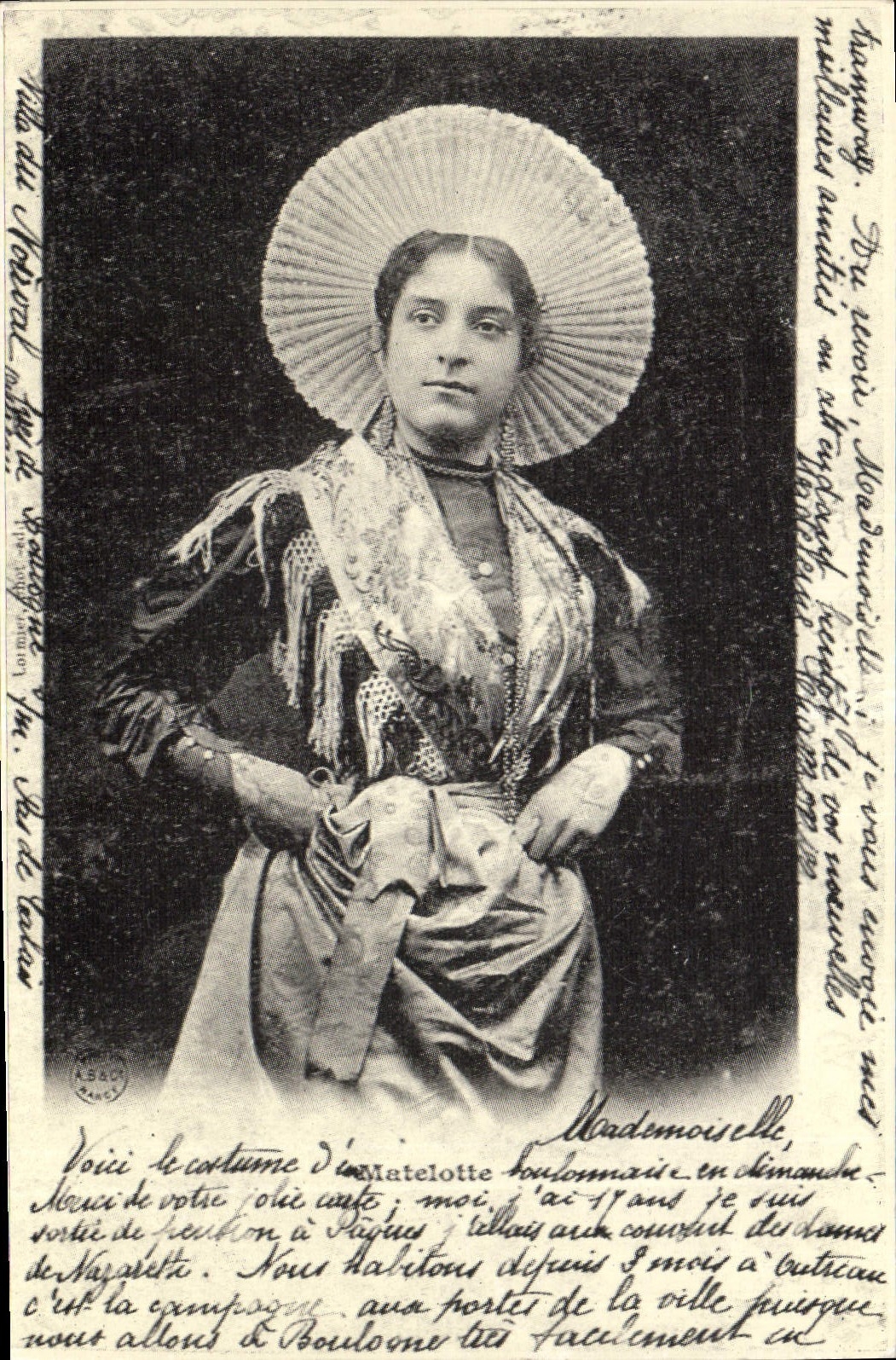 Matelote de Boulogne-sur-Mer — traje tradicional — editor C.E.E.