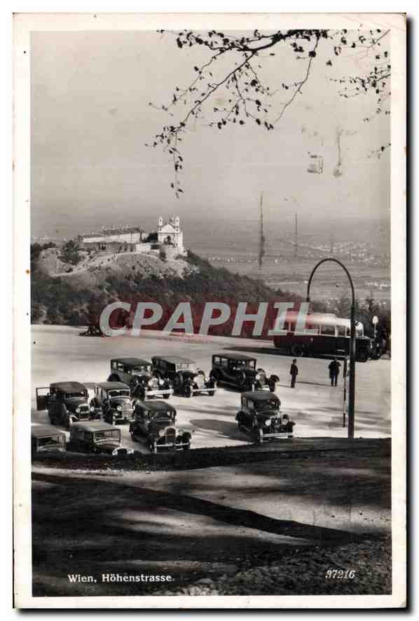 CPA Wien Hohenstrasse Automobile