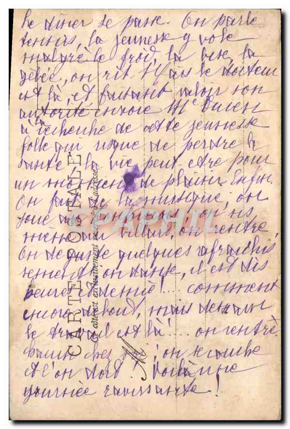CPA Femme Religieuse Militaria — Rückseite