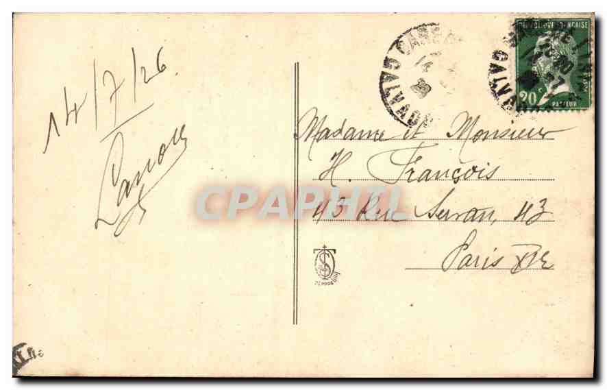 CPA Sainte Therese de l'enfant Jesus couvrant son crucifix de roses  — Verso