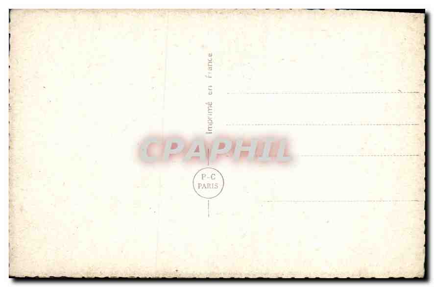 CPA Femme  — Verso
