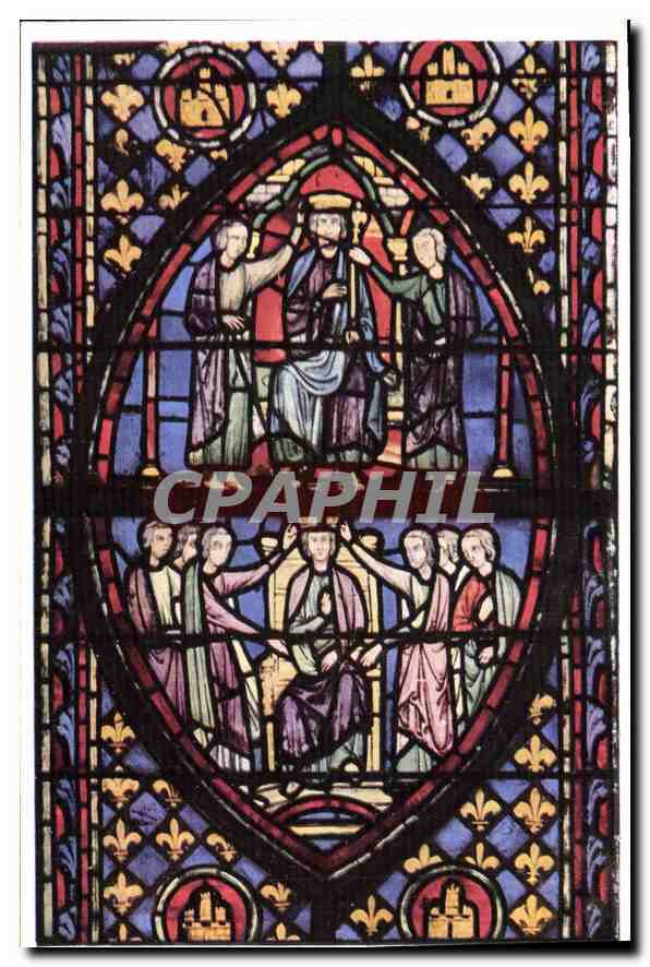 CPA Les princes des tribus assis sur des trones 