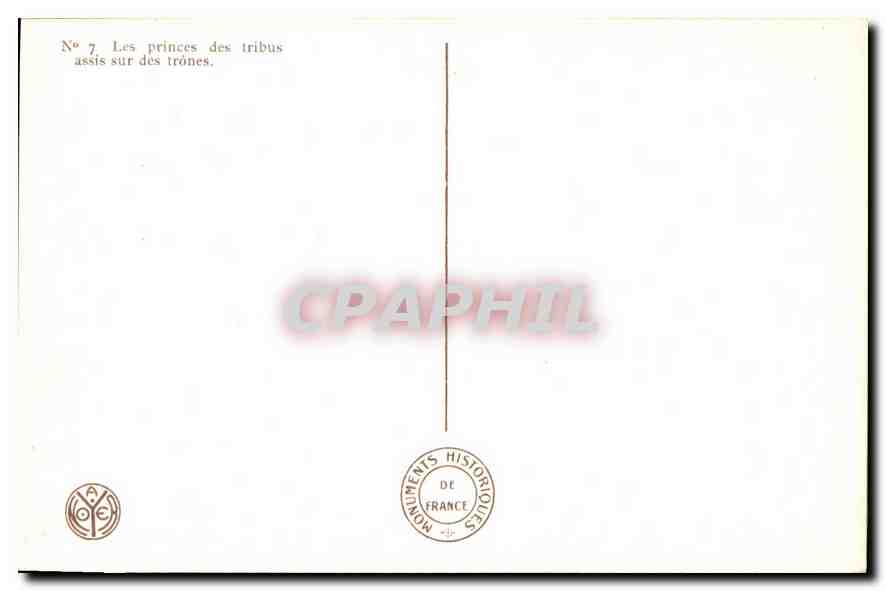 CPA Les princes des tribus assis sur des trones  — Rückseite