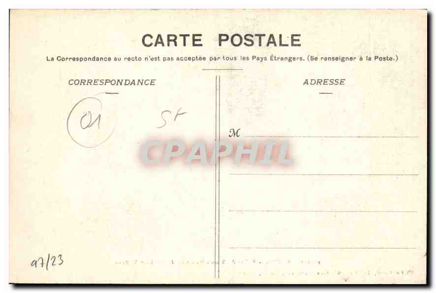 CPA Bourg Eglise de Brou Mausolee de Philibrt le Beau  — Back