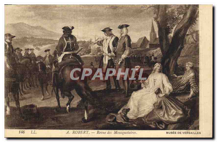 CPA A Robert Revue des Mousquetaires Musee de Versailles 