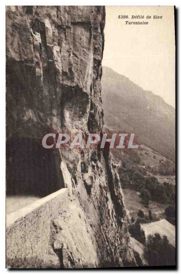 CPA Defile de Siex Tarentaise 