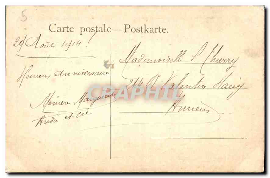 CPA Vient  — Verso
