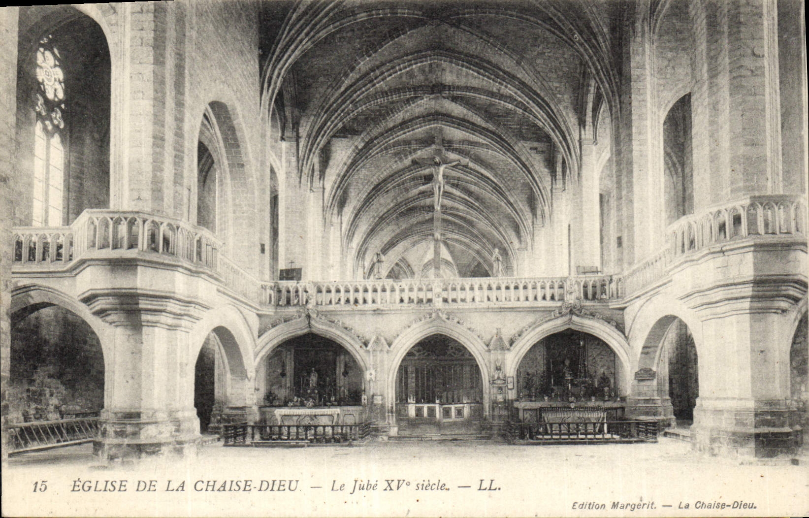 CPA Eglise de la Chaise Dieu Le Jube 
