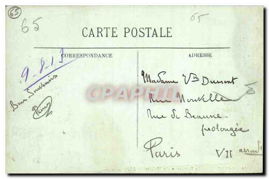 CPA Loures La Benediction des Malades  — Verso