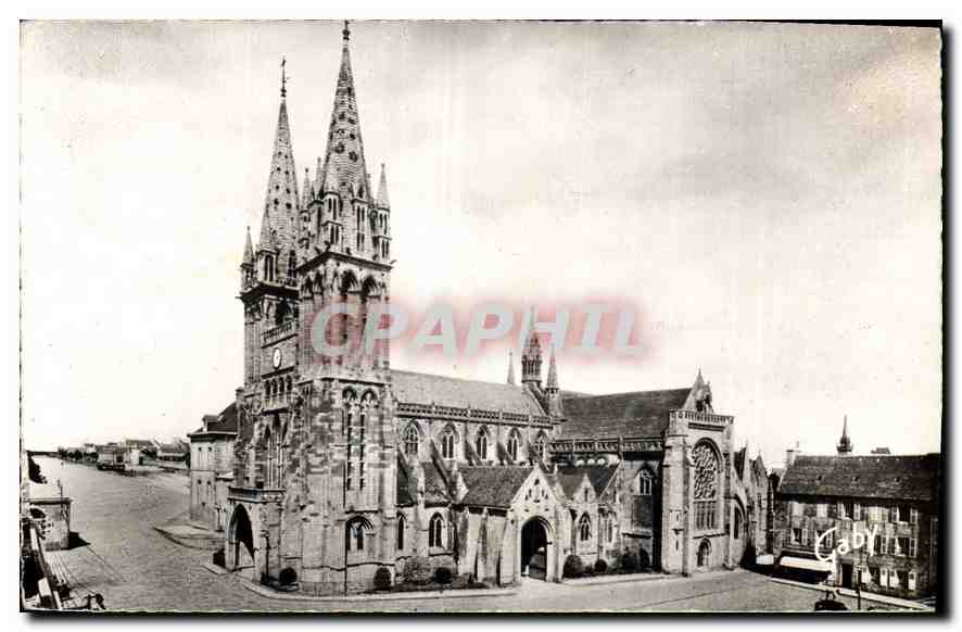 CPA St Pol de Leon finistere l'Eglise 