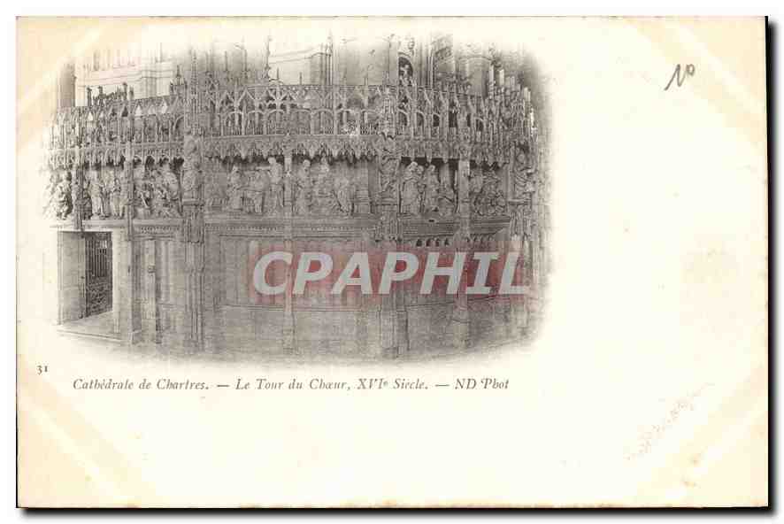CPA Cathedrale de Chartres Le Tour du Choeur 