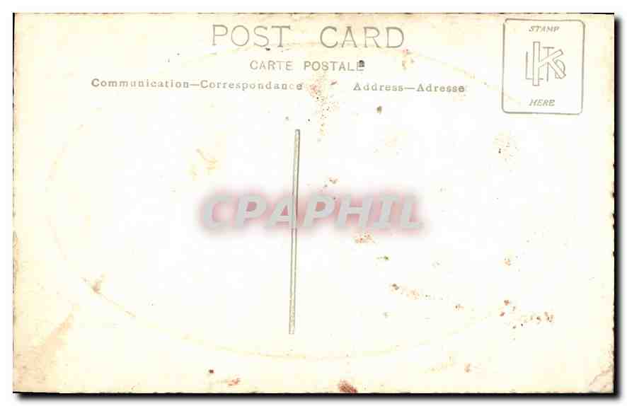 CARTE PHOTO Enfant Hirson — Rückseite