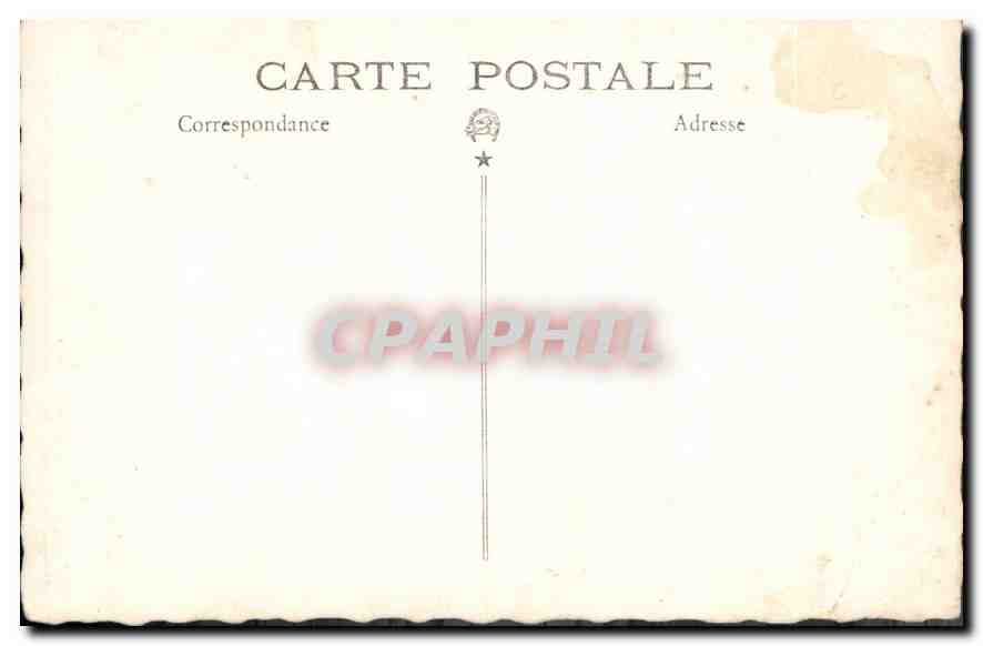 CARTE PHOTO Communiant — Rückseite