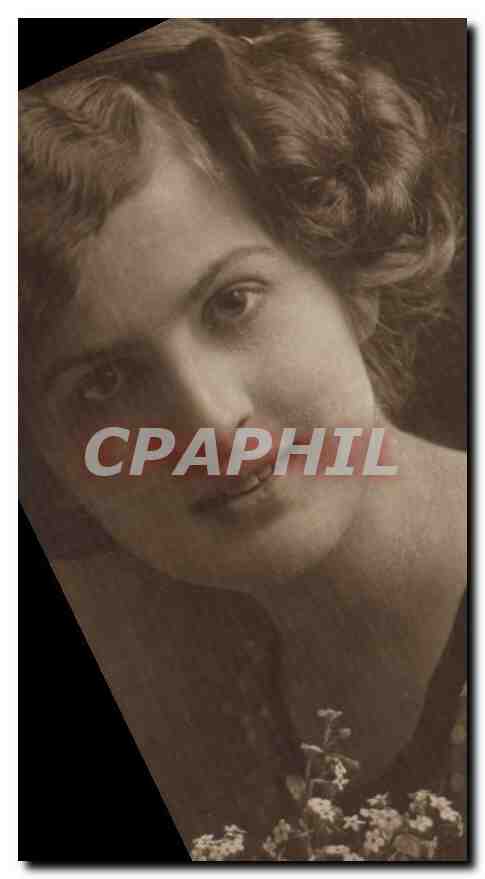 Jeune femme — portrait sépia — éditeur inconnu