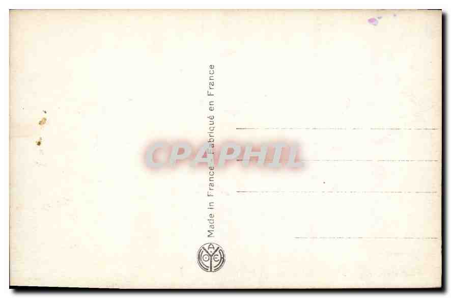 CPA Arbres — Verso