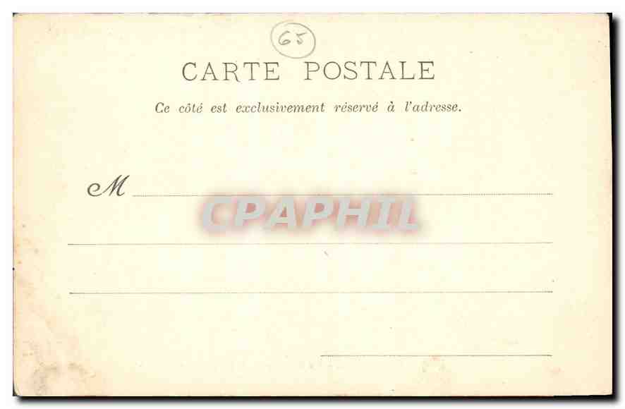 CPA Les Pyrenees Illustrees Cauterets La Raillere et le Hourmigas Route de Pierrefitte a Cauterets L — Rückseite