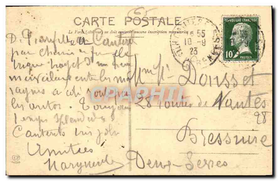 CPA Les Hautes Pyrenees Cauterets  — Rückseite