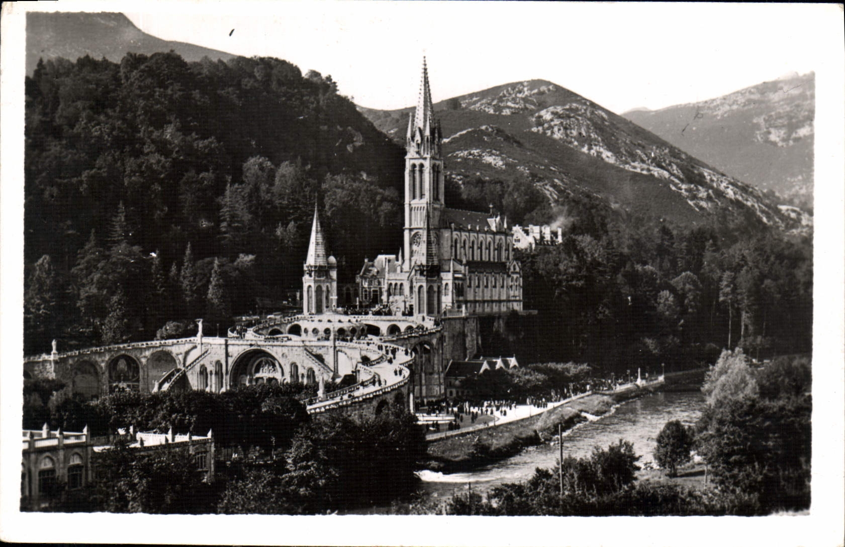 CPA Lourdes La Basilique 