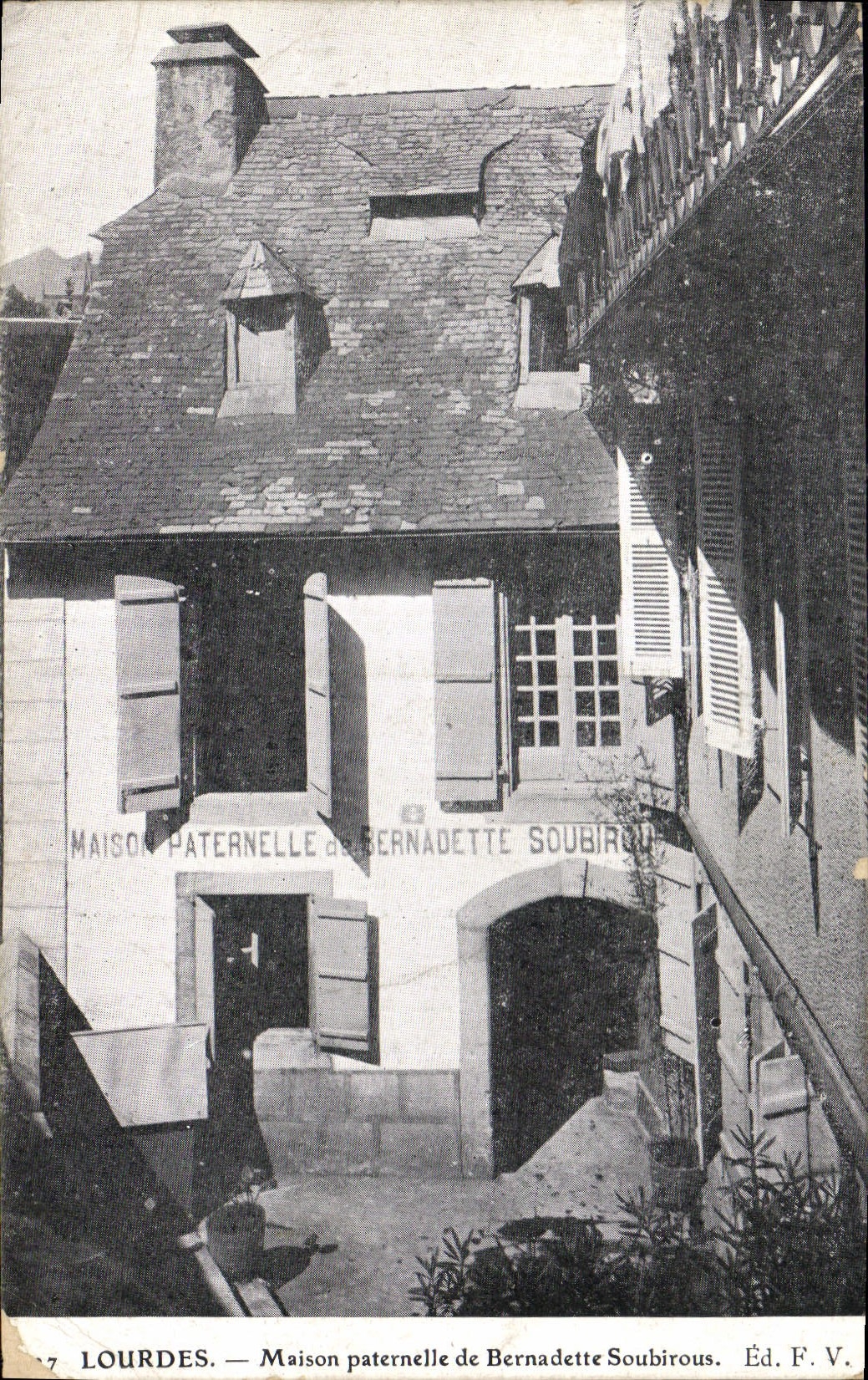CPA Lourdes Maison paternelle de Bernadette Soubrious 