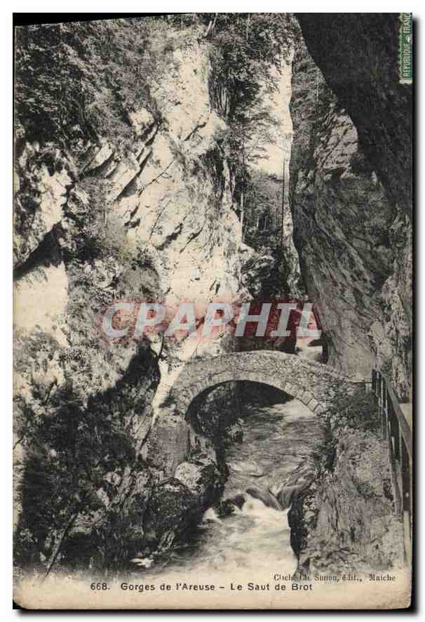 Gorges de l'Areuse — Le Saut de Brot — Ciuels, L. Sunan, édit., Maîche