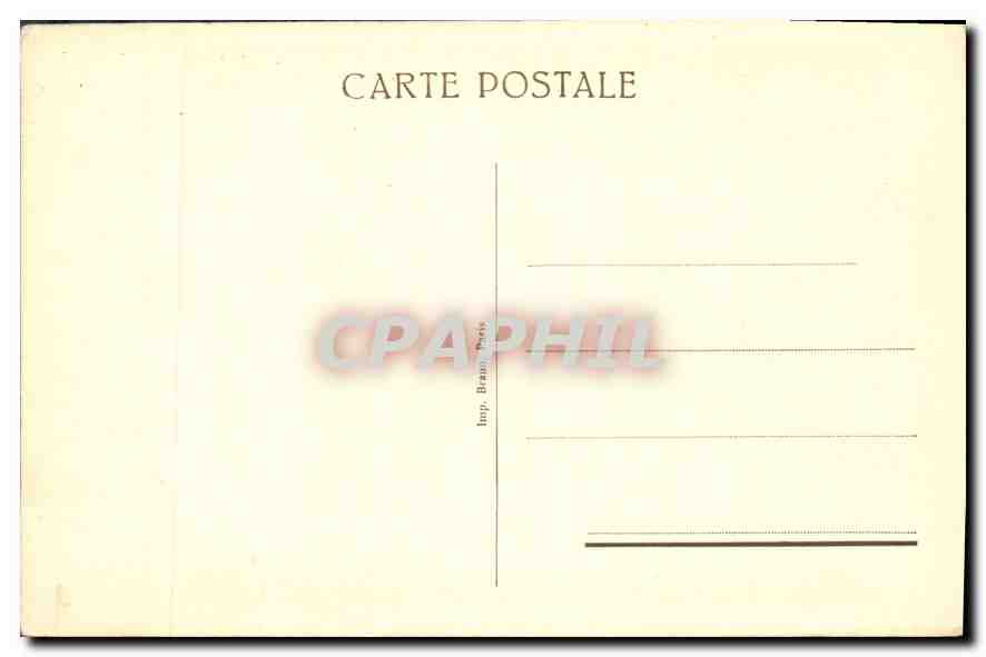 CPA Chateau de Valencay Portrait de Charles Maurice Prince de Talleyrand  — Verso