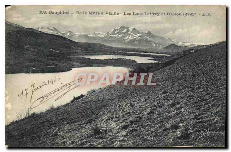 Dauphiné — De la Mure à Vizille — Les Lacs Laffrey et l’Obiou (2793m) — E.R. n°638