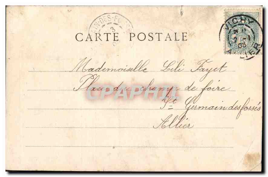 CPA Enfant — Verso