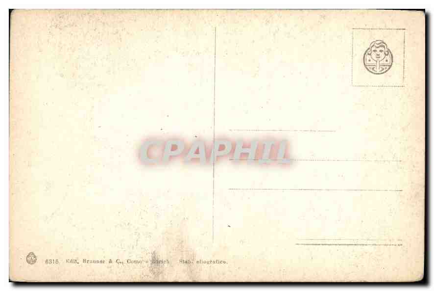 CPA Roma Ganimede Museo Vaticano  — Rückseite