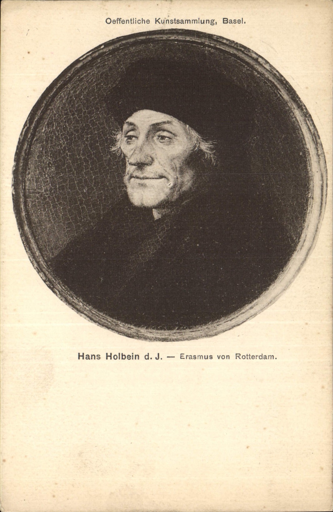 CPA Hans Holbein d J Erasmus von Rotterdam 