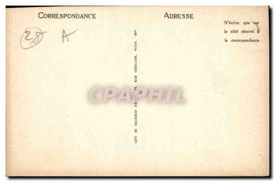 CPA Le Puy La cathedrale La chaire par Vanneau — Rückseite