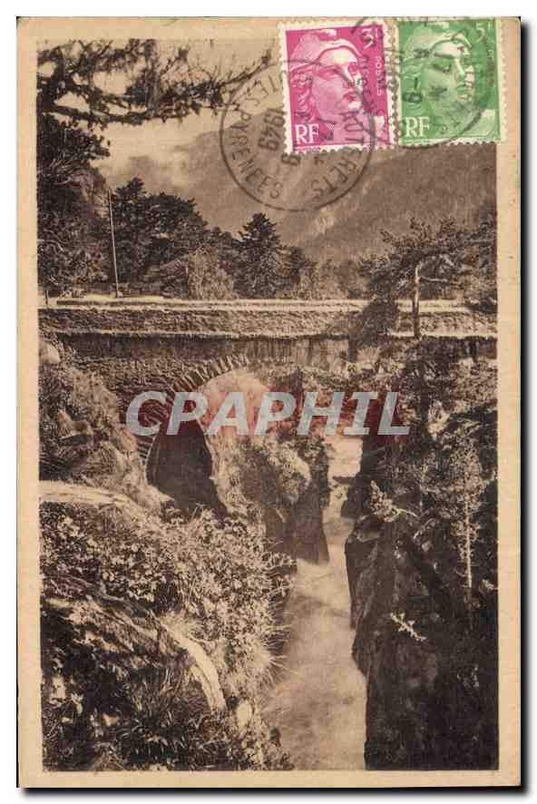 CPA Cauterets Le Pont d'Espagne 