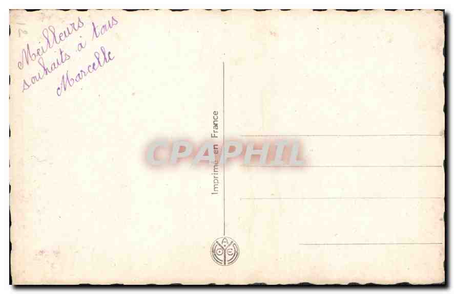 CPA Fleurs — Rückseite